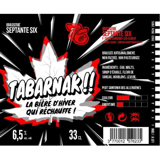 SEPTANTESIX - PACK DECOUVERTE / EPHEMERES - 12 bières